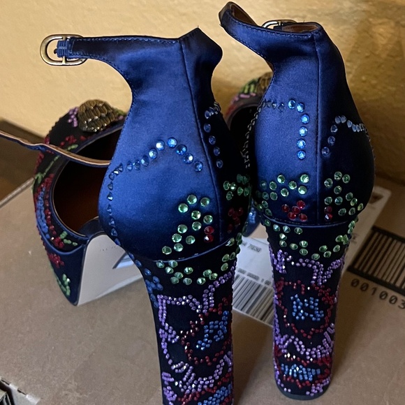 Kurt Geiger Kensington Ankle Strap Platform Heels - Picture 5 of 8